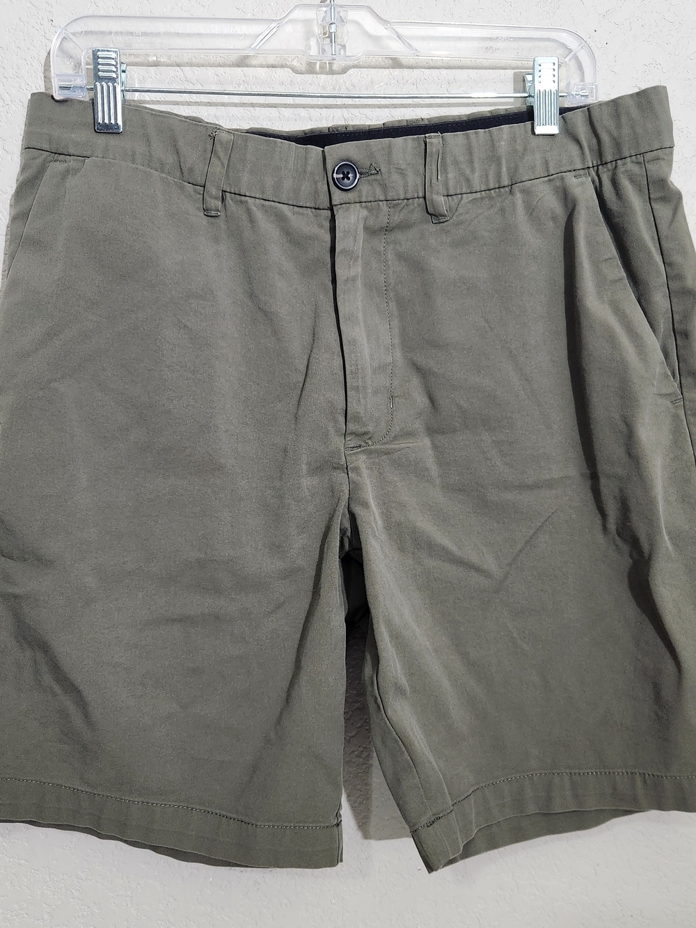 Goodfellow & Co Olive Flat Front Chino Shorts